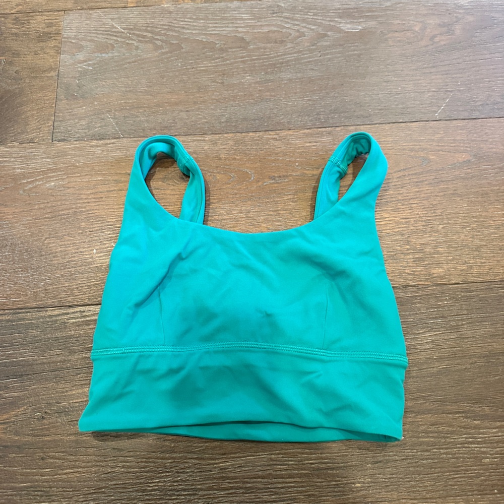 lululemon athletica green Sports Bra